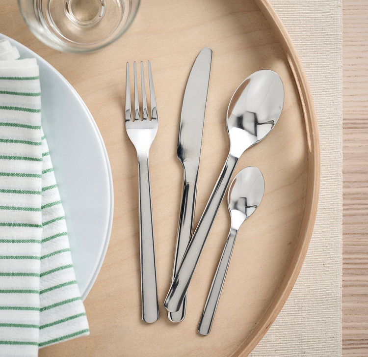 سرويس قاشق و چنگال56 پارچه ايكيا مدل IKEA365